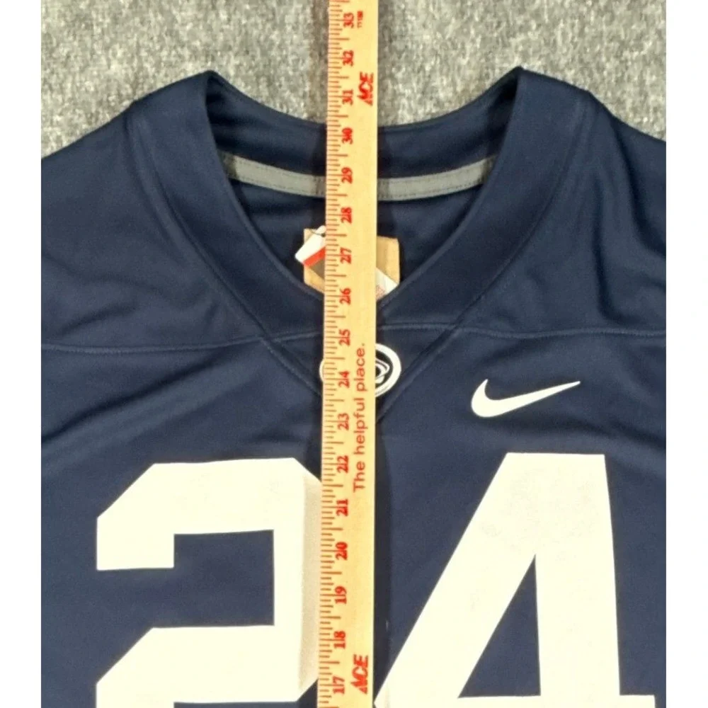 Nike Penn State Nittany Lions Football Jersey Navy Blue 24 Mens XL NWT